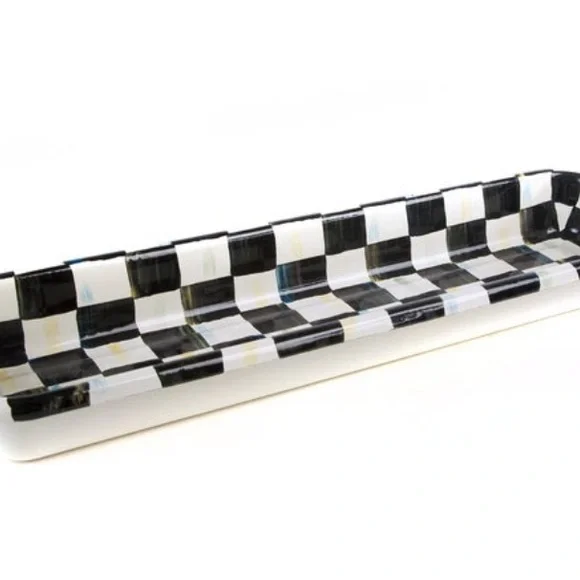 Mackenzie-Childs Enamel Baguette Dish - Picture 4 of 4